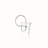 Jia Piercing Silver Nosepin